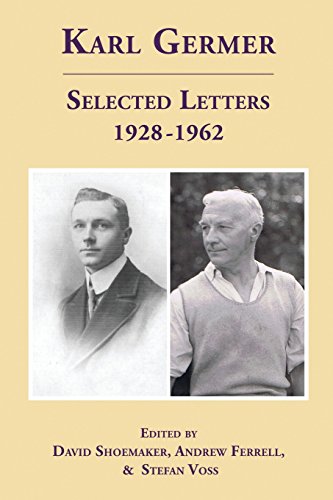 Stock image for Karl Germer: Selected Letters 1928-1962 for sale by Bay Used Books