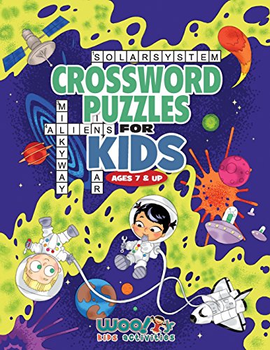 Crossword Puzzles for Kids Ages 7  Up Reproducible Worksheets for Classroom  Homeschool Use Woo Jr Kids Activities Books