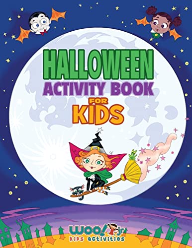 Stock image for Halloween Activity Book For Kids: Reproducible Games, Worksheets And Coloring Book (Woo! Jr. Kids Activities Books) for sale by Books Unplugged