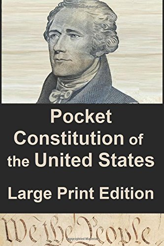 Beispielbild fr Pocket Constitution of the United States of America: Large Print Edition (Pocket Classics) zum Verkauf von Books Unplugged