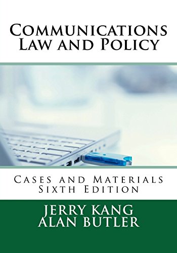 Beispielbild fr Communications Law and Policy: Cases and Materials zum Verkauf von BooksRun