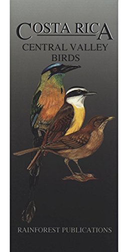 Imagen de archivo de Costa Rica Central Valley Birds (Laminated Foldout Pocket Field Guide) (English and Spanish Edition) a la venta por Books Unplugged