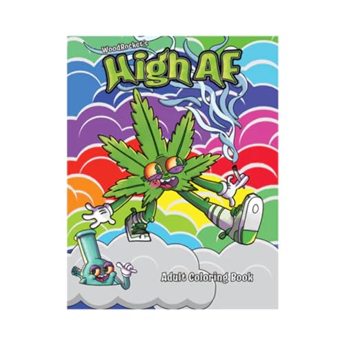 9780998041896: High AF Adult Weed Coloring Book
