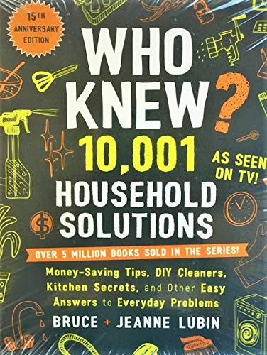 Beispielbild fr Who Knew? 10,001 Household Solutions: Money-Saving Tips, DIY Cleaners, Kitchen Secrets, and Other Easy Answers to Everyday Problems zum Verkauf von Your Online Bookstore