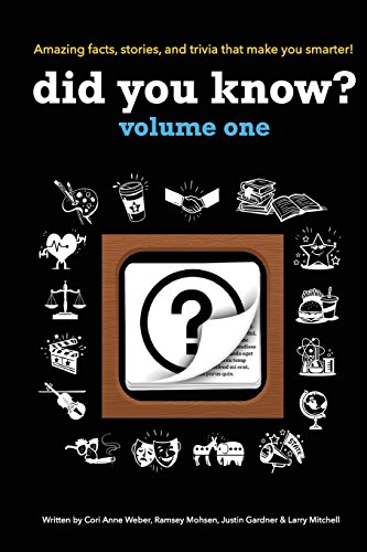 Imagen de archivo de Did You Know?: A collection of the most interesting facts, stories and trivia?ever! (Volume 1) a la venta por Better World Books