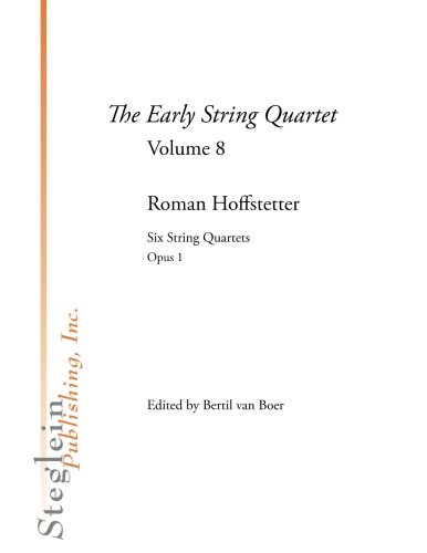 Beispielbild fr TESQ8 - Hoffstetter: Volume 8 (The Early String Quartet) zum Verkauf von Revaluation Books