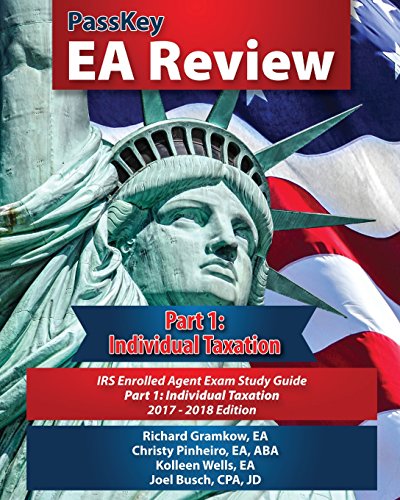 Imagen de archivo de PassKey EA Review Part 1: Individual Taxation; IRS Enrolled Agent Exam a la venta por Hawking Books