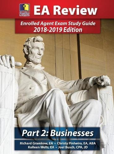 PassKey Learning Systems EA Review Part 2 Business Taxation Enrolled
Agent Exam Study Guide 20182019 Edition HARDCOVER Epub-Ebook