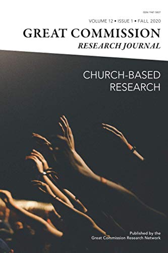 Imagen de archivo de Great Commission Research Journal Fall 2020 a la venta por SecondSale