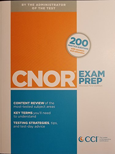 Beispielbild fr The Official CNOR Exam Prep Revised First Edition zum Verkauf von BooksRun