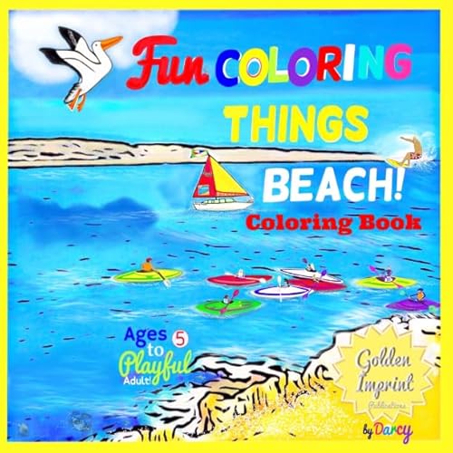 Stock image for BEACH COLORING BOOK: FUN COLORING THINGS for sale by Once Upon A Time Books