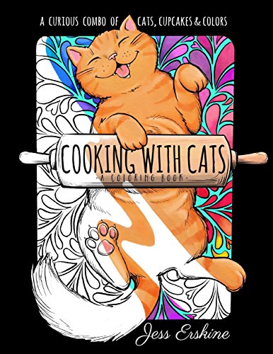 Stock image for Cooking With Cats: Coloring Book for sale by Revaluation Books