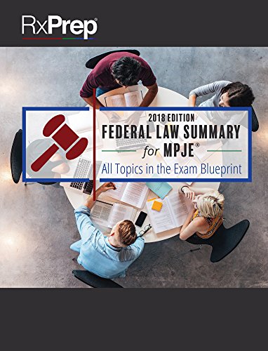 Stock image for RxPrep Federal Law Summary for MPJE for sale by HPB-Red