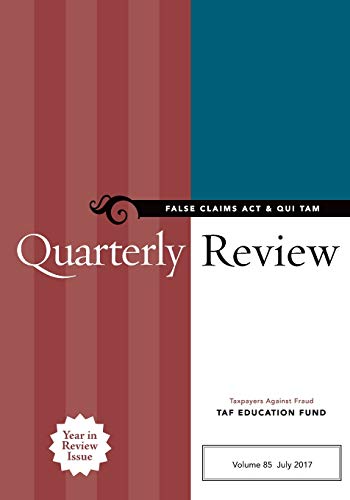 Stock image for False Claims Act & Qui Tam Quarterly Review for sale by Lucky's Textbooks