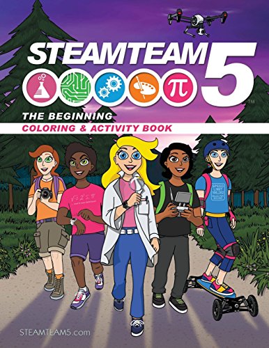 Stock image for STEAMTEAM5: STEM/STEAM Coloring & Activity Book for sale by Lucky's Textbooks