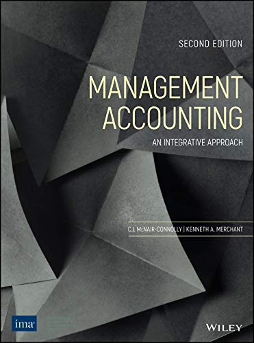 Beispielbild fr Management Accounting: An Integrative Approach zum Verkauf von Studibuch