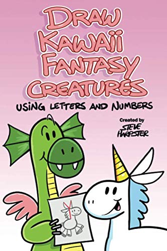 Beispielbild fr Draw Kawaii Fantasy Creatures Using Letters and Numbers zum Verkauf von WorldofBooks