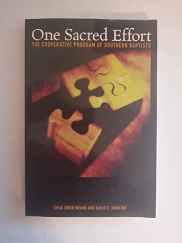Imagen de archivo de One Sacred Effort - Cooperative Program Of Southern Baptists a la venta por SecondSale