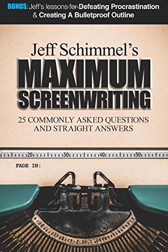 Beispielbild fr Maximum Screenwriting: 25 Commonly Asked Questions and Straight Answers zum Verkauf von ThriftBooks-Dallas