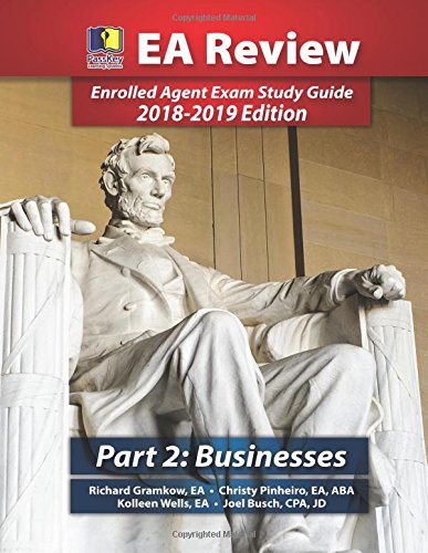 Stock image for PassKey Learning Systems, EA Review Part 2, Businesses: Enrolled Agent Exam Study Guide 2018-2019 Edition (SOFTCOVER) for sale by Idaho Youth Ranch Books