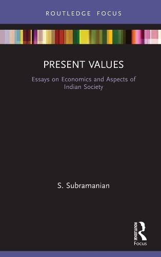 Image d?archive pour Present Values: Essays on Economics and Aspects of Indian Society