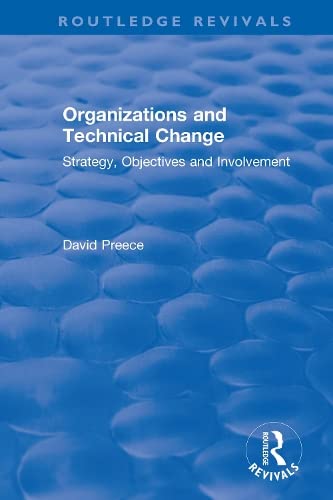 Image d?archive pour Organizations and Technical Change: Strategy, Objectives and Involvement