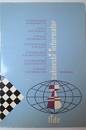 Beispielbild fr Chess Informant # 14 (Sahovski Informator/Chess Informant, 14) zum Verkauf von Wonder Book