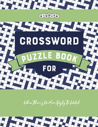 Stock image for Crossword Puzzle Book for When There's No More Rugby To Watch for sale by WorldofBooks