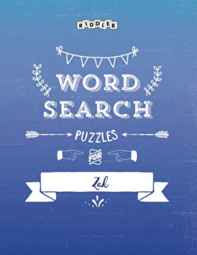 Stock image for Word Search Puzzles for Zak for sale by WorldofBooks