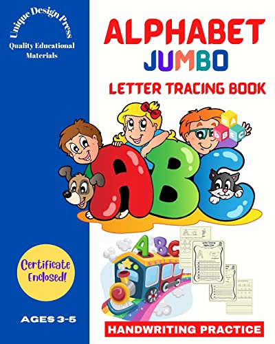 9781006161315: Alphabet Jumbo Letter Tracing Book: Handwriting Practice (for kids ages 3-5, pre-k, kindergarten)