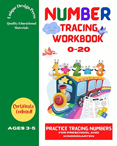 9781006161971: Number Tracing Workbook: Practice Tracing Numbers 0-20 for Preschool and Kindergarten