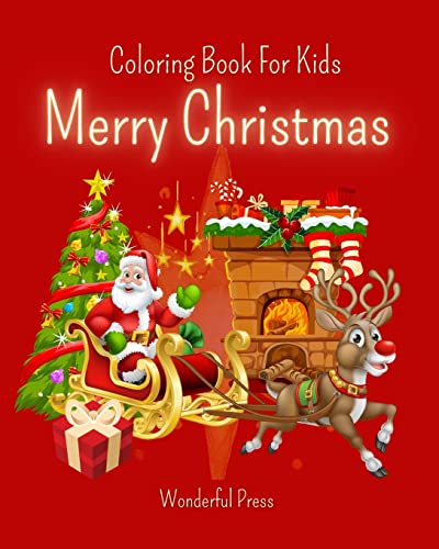 Stock image for MERRY CHRISTMAS Coloring Book for Kids for sale by Chiron Media