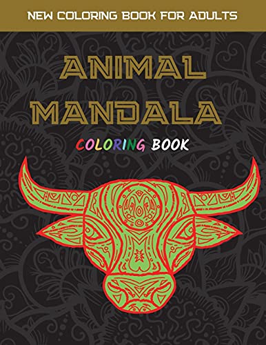 Stock image for Animal Mandala Coloring Book: Stress Relieving Animal Designs, Coloring Book For Adults for sale by Buchpark