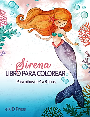 Stock image for Libro para colorear de sirenas: Para nios de 4 a 8 aos, libro de actividades para nios con hermosas sirenas y asombrosas pginas para colorear de l for sale by Buchpark