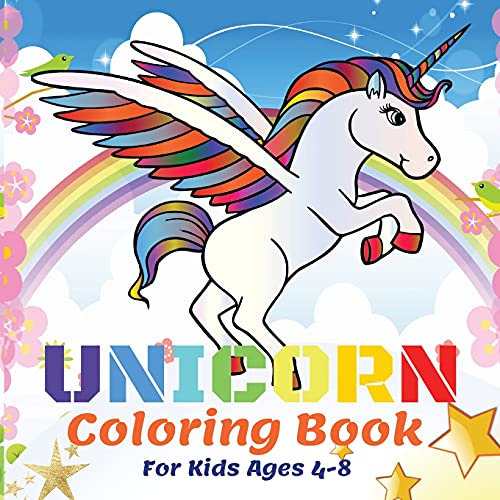Stock image for Unicorn Coloring Book For Kids Ages 4-8: 50 Beautiful Unicorns, Coloring Books For Kids Girls Kids Coloring Book Gift for sale by Buchpark