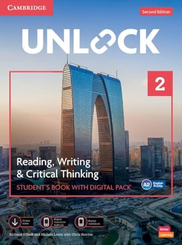 Stock image for Unlock Level 2 Reading, Writing and Critical Thinking Book + Digital Pack for sale by GreatBookPrices