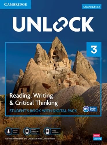 Beispielbild fr Unlock 3 Reading, Writing and Critical Thinking Student's Book with Digital Pack zum Verkauf von AMM Books