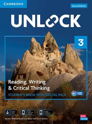 Stock image for Unlock 3 Reading, Writing and Critical Thinking Student's Book with Digital Pack for sale by AMM Books