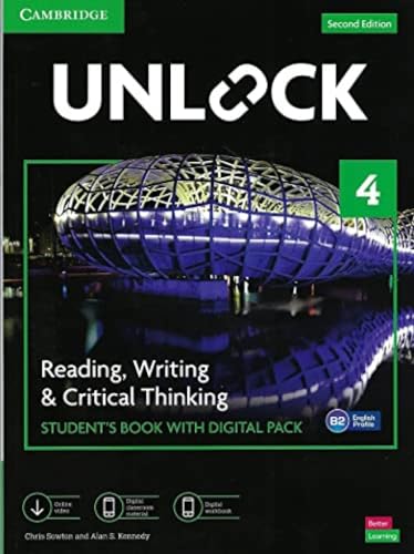 Stock image for Unlock Level 4 Reading, Writing and Critical Thinking Student's Book with Digital Pack for sale by AMM Books
