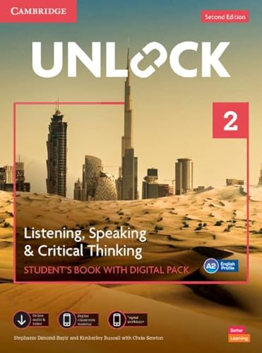 Beispielbild fr Unlock Level 2 Listening, Speaking and Critical Thinking Student's Book with Digital Pack zum Verkauf von medimops