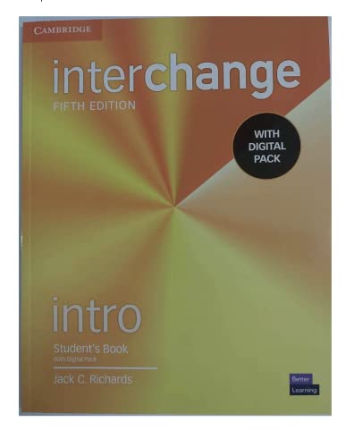 Imagen de archivo de Interchange Intro Student's Book With Digital Pack a la venta por Blackwell's