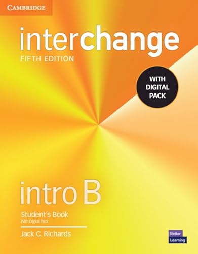Imagen de archivo de Interchange Intro B Student's Book With Digital Pack a la venta por Blackwell's