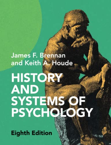 Imagen de archivo de History and Systems of Psychology a la venta por Blackwell's