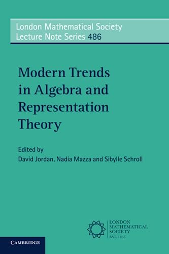 Beispielbild fr Modern Trends in Algebra and Representation Theory zum Verkauf von Blackwell's