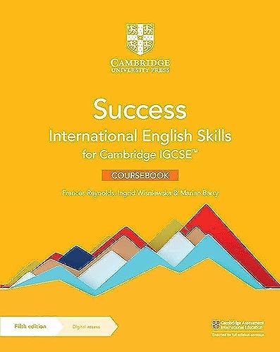 9781009122542: Success International. English Skills for IGCSE. Coursebook. Per le Scuole superiori. Con e-book. Con espansione online (Cambridge International IGCSE)