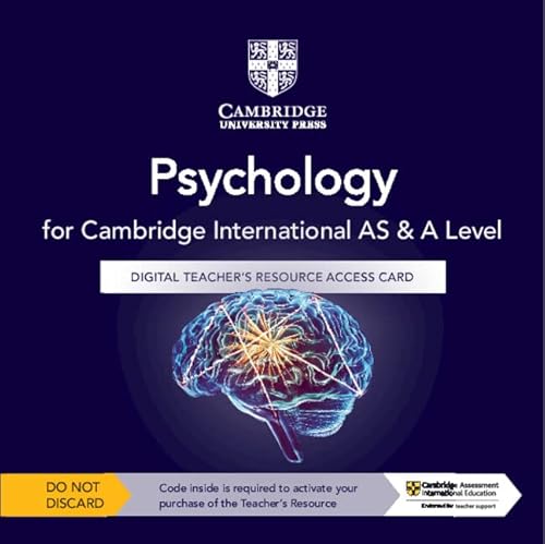Beispielbild fr Cambridge International AS & A Level Psychology Digital Teacher's Resource Access Card zum Verkauf von Monster Bookshop