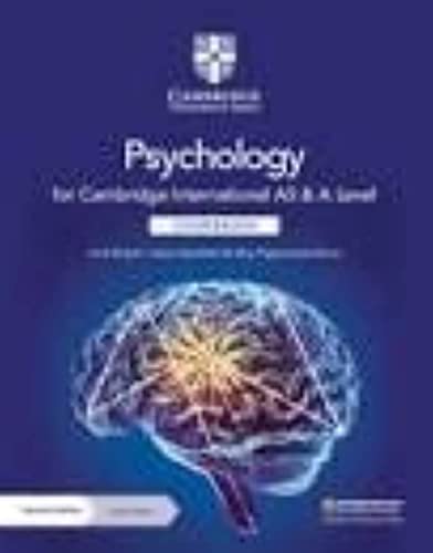 Stock image for Cambridge International AS & A Level Psychology Coursebook with Digital Access (2 Years) for sale by Irish Booksellers