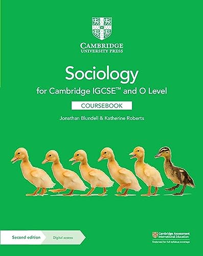 Stock image for Cambridge IGCSE  and O Level Sociology Coursebook with Digital Access (2 Years) (Cambridge International IGCSE) for sale by AMM Books