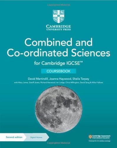 Beispielbild fr Cambridge IGCSE  Combined and Co-ordinated Sciences Coursebook with Digital Access (2 Years) (Cambridge International IGCSE) zum Verkauf von AMM Books