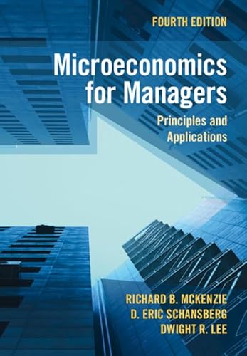 Beispielbild fr Microeconomics for Managers zum Verkauf von Blackwell's
